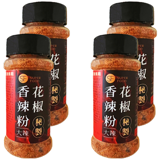 SUPER FOOD 花椒香辣粉 10倍辣, 50g, 4個