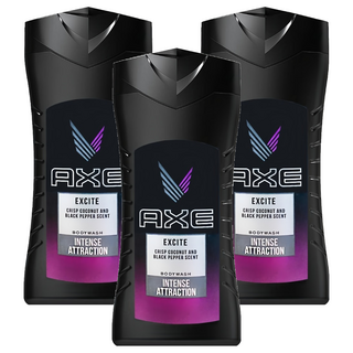 AXE 男用沐浴乳 FR017-7 激情誘惑, 250ml, 3件