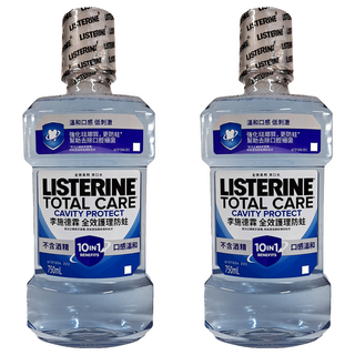 LISTERINE 李施德霖 全效護理防蛀漱口水, 750ml, 2瓶