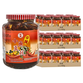 良泉 小魚豆鼓 辛辣, 400g, 36罐