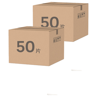 fuder 福德好罩 成人平面醫療口罩, 香草杏, 50片, 2個