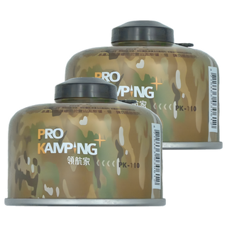 PRO KAMPING 領航家 高山瓦斯罐 PK-110, 110g, 2罐