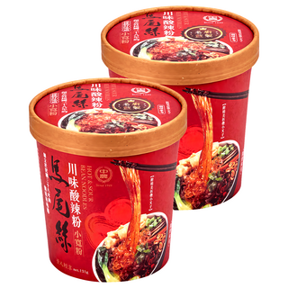 中農粉絲 馬尾絲 川味酸辣粉, 2個, 131g