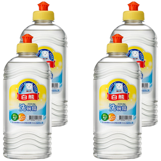 白熊 洗碗精, 600g, 4瓶