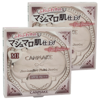 CANMAKE 蜜粉餅四葉草新包裝 MI Abloom 蜜粉 SPF50 PA+++, 單一顏色, 2個