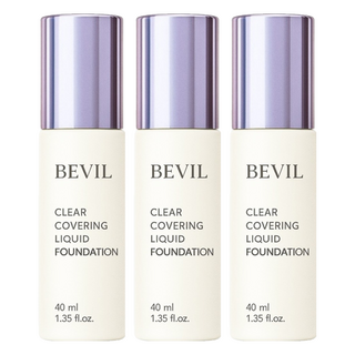 BEVIL 超濾光防護粉底液 40ml, 3個, #21