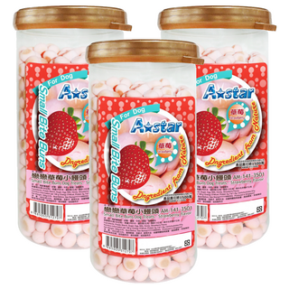 armonto 阿曼特 戀戀犬用小饅頭, 草莓, 350g, 3個