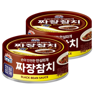 SAJO 鰹魚罐 炸醬風味, 2個, 100g