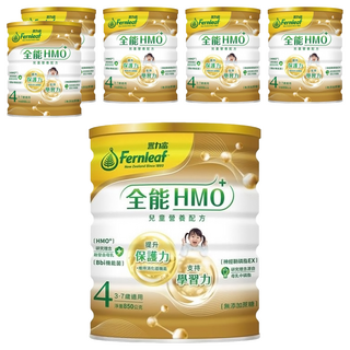 Fernleaf 豐力富 全能HMO 4號 幼兒成長配方奶粉 3~7歲, 850g, 6罐