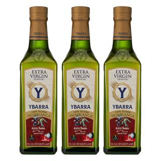 YBARRA 單一品種HOJIBLANCA特級初榨橄欖油, 3個, 500ml