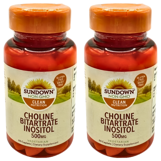 SUNDOWN NATURALS 日落恩賜 孕寶膽鹼 + 肌醇加強錠, 2個, 60顆