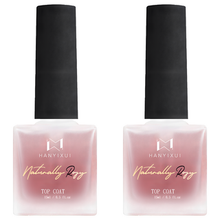HANYIXUI 韓伊秀 強韌指尖鑽石護甲油 粉色, 2個, 15ml