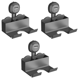 吹風機置物架, 灰色, 3個