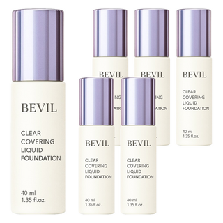 BEVIL 超濾光防護粉底液 40ml, 6個, #21