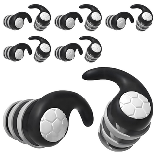 隔音防噪耳塞 黑色, 6個, 1雙