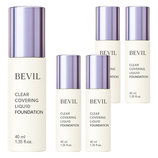 BEVIL 超濾光防護粉底液 40ml, 5個, #21