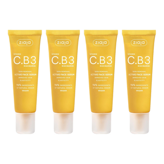 ziaja 齊葉雅 維生素 C.B3 菸鹼醯胺提亮活膚精華, 4個, 30ml