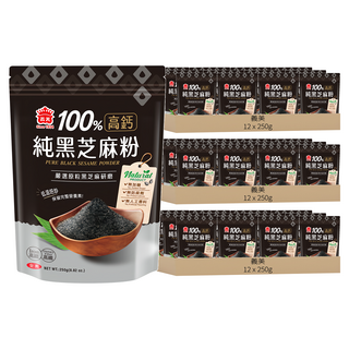 義美 高鈣純黑芝麻粉, 250g, 36包