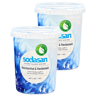 sodasan 蘇達桑 過碳酸鈉活氧漂白衣物潔白鹽, 450g, 2個