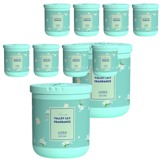 小麥購物 香氛擴香膏, 山谷百合, 220g, 10罐