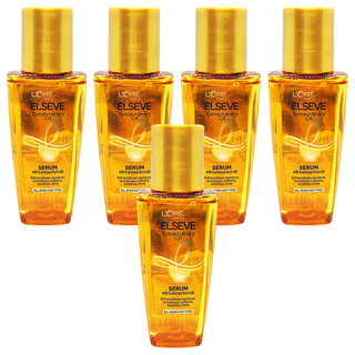 L'OREAL PARiS 巴黎萊雅 金緻護髮精油 金色款, 5個, 30ml