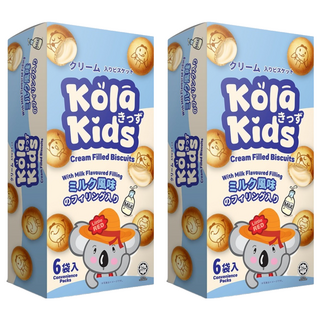 Win2 無尾熊夾心餅乾 牛奶風味, 2個, 144g