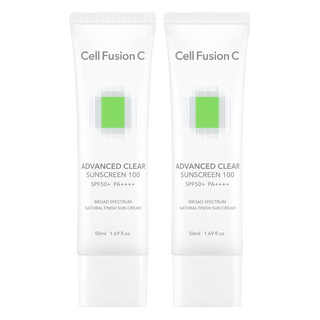 Cell Fusion C 控油潤色防曬霜 SPF50+ PA++++ 台灣公司貨, 2個, 50ml