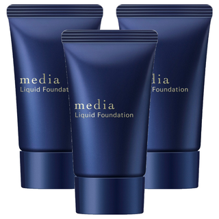 media 媚點 勻透柔光粉底液 25g OC-E1, 健康膚色, 3個