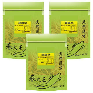 蔘大王 黃金蟲草花 北蟲草, 3個, 1個裝, 100g