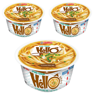 AceCOOK HELLO 牛肉味河粉 湯, 3個