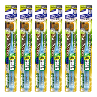 EBISU 惠百施 The Premium Care 牙垢除去加強型 小頭標準毛5列 顏色隨機, 1入, 6支