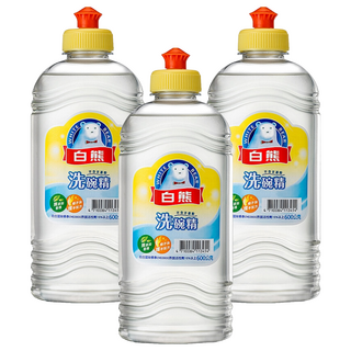 白熊 洗碗精, 600g, 3瓶