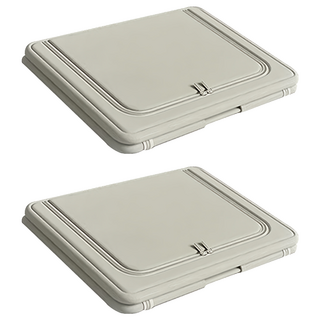 BangJiaShi 幫家適 棉麻收納箱 24L, 灰色, 2個