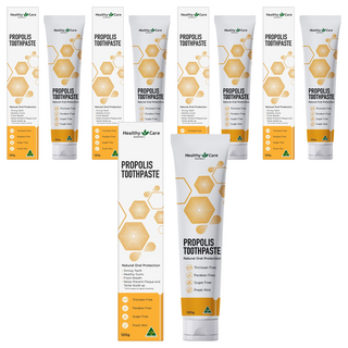 Healthy Care 蜂膠牙膏, 120g, 5條