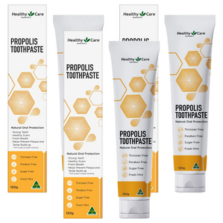 Healthy Care 蜂膠牙膏, 120g, 3條