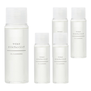 MUJI 無印良品 溫和卸妝油 攜帶型, 50ml, 5瓶