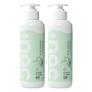 nac nac 初潤舒敏泡泡浴露, 2個, 300ml