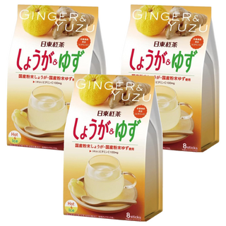 日東紅茶 香橙薑茶風味粉, 9.8g, 8個裝, 3套