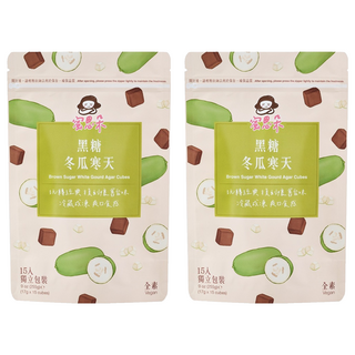 蜜思朵 NEW!黑糖冬瓜寒天, 15個裝, 17g, 2個