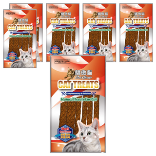 Pet Village 魔法村 貓專用深海鮮魚棒, 6個, 雞肉, 40g