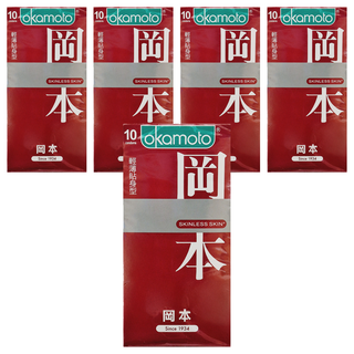okamoto 岡本 OK保險套 輕薄貼身, 10個, 5組
