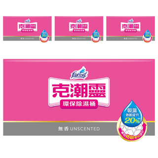 farcent 花仙子 克潮靈環保除濕桶 無香, 4個, 350g