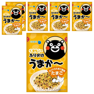 日本海水 熊本熊 雞蛋風味拌飯料, 6個, 25g