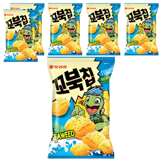 ORION 好麗友 烏龜玉米脆片 海苔味, 80g, 6包
