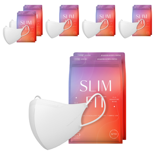 CLA Slim Fit 新款鳥嘴型立體口罩 KF94 中, 白色, 6包, 25個