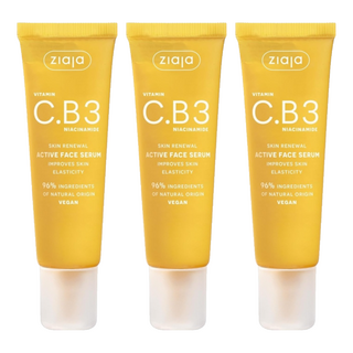 ziaja 齊葉雅 維生素 C.B3 菸鹼醯胺提亮活膚精華, 3個, 30ml