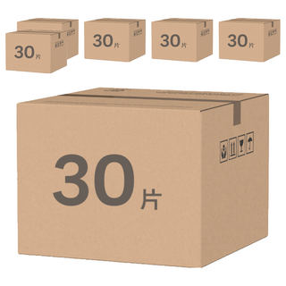 fuder 福德好罩 成人平面醫療口罩, 6個, 30片, 長春花藍