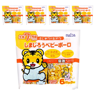 MAEDA 大阪前田製菓 5連小老虎蛋酥, 原味, 60g, 5個