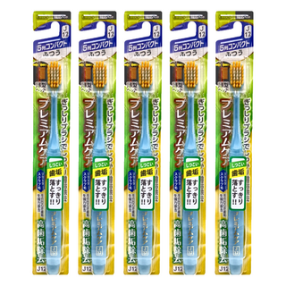 EBISU 惠百施 The Premium Care 牙垢除去加強型 小頭標準毛5列 顏色隨機, 1入, 5支