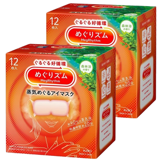 Kao 花王 MegRhythm 美舒律 蒸氣眼罩 森林浴, 12個裝, 2個
